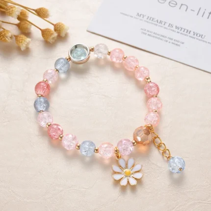 Makersland Cute Popcorn beads Bracelet Friendship Glass Bracelets For Girls Star Moon Cloud Flower Jewelry Accessories Wholesale - Image 30