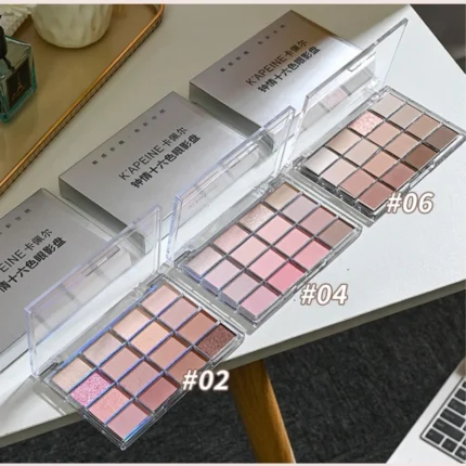 20-Color Matte Pearlescent Eyeshadow Palette Low Saturation Pink Glitter Eye Shadow Long Lasting Eye Makeup Palette Cosmetics - Image 6