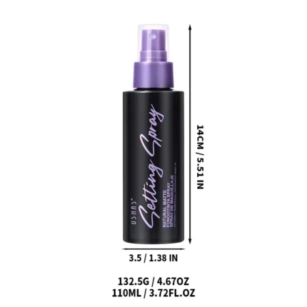 110ml Waterproof Makeup Setting Spray Long-Lasting Oil-Free Natural Finish for Face - Anti-Sweat Beauty Hold Spray - Image 6