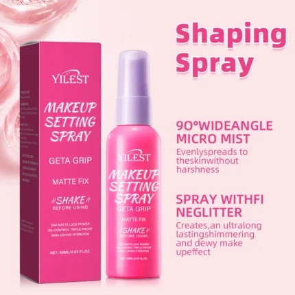 Matte Waterproof Setting Spray Glossy Matte Base Makeup Control Oil Non-Sticky Waterproof Long Lasting Make-up Fixer Spray - Image 4