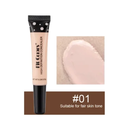 Fit Colors 8 Color Concealer Flexible Moisturizing Liquid Foundation Covering Dark Circles And Acne Spots Face Makeup Concealer - Image 14