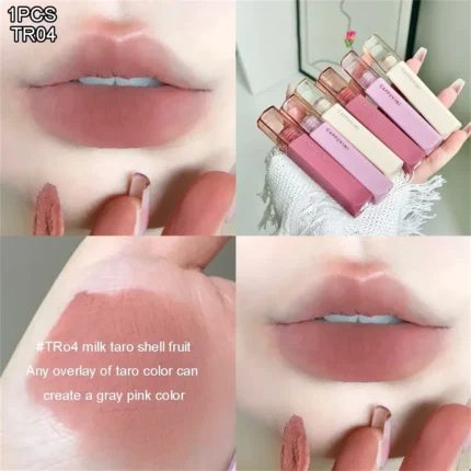1pcs Summer Matte Lipstick Long Lasting Makeups Liquid Lip Gloss Waterproof Lip Glaze Sheglam  Tint Lip Ink Korean Cosmetic - Image 9