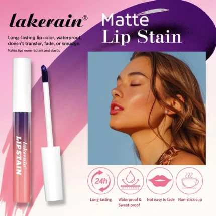 Rapid Film-forming Peel-Off Lip Stain Tattoo Lipstick Waterproof Long Lasting Matte Lip Tint Contour Tear-off Lip Gloss Cosmetic - Image 3