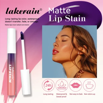 Peel-Off Tattoo Lip Gloss Peel Lipstick,Long-Lasting Waterproof No Fading Transfer Resistant Natural Lip Tint Makeup for Women - Image 10