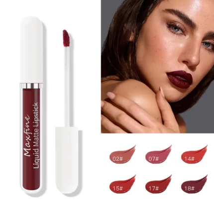 Liquid Matte Lip Gloss High Saturation Color Rendering  Long lasting And Waterproof  Not Easy To Peel Off Liquid Lipstick - Image 3