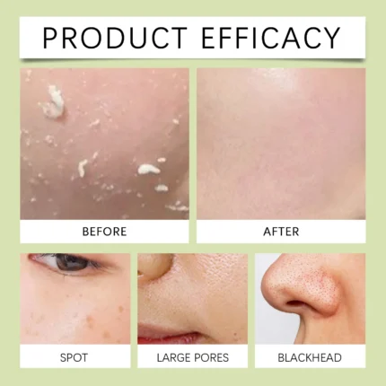 Green Tea Facial Scrub Deep Pore Cleansing Hydrating Blackhead Removal Dead Skin Gentle Exfoliating Scrub Skin Renewal Skin Care - Image 7