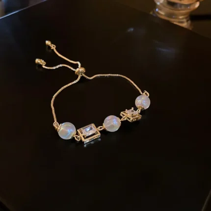 5Pcs Set Gold/Silver Color Fashion Charm Bracelet Women Retro Glossy Geometric Metal Twist Chain Bangles Bracelet Set Jewelry - Image 44