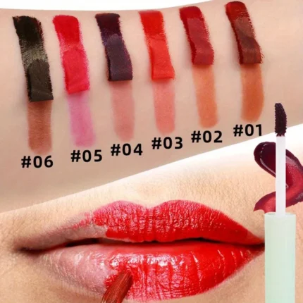 Peel-Off Lip Glaze Matte Lip Tinting Waterproof Lasting Tear-Off Liquid Lipstick Makeup Sexy Red Lip Gloss Cosmetics - Image 3