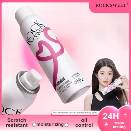 ROCK SWEET Makeup Setting Spray Long Lasting Oil Control, Waterproof & Sweatproof, Easy to Carry - Image 5