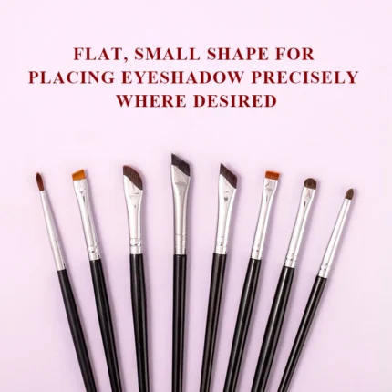 OVW Eyeliner Brushes Set Premium Synthetic Blending Shader Crease Precision Eye Makeup brushes set - Image 3