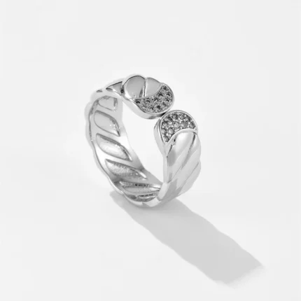 DPLAOPA 925 Sterling Silver Gold Coated Silver Snake Ring Resizable Adjutable Women Party Jewelry Open Bangle Circle Jewels - Image 9