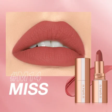 O.TWO.O Matte Lipstick Long Lasting Waterproof Lip Stick Smudge-free Classic Highly Pigmented Velvet Finish Lip Tint Makeup - Image 11