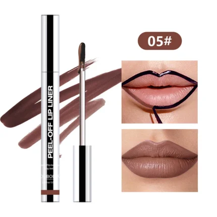 Glossy Peel-off Lip Liner High Pigmented Tattoo Peel Off Waterproof Lasting Non-fading Moisturizing Lip Lipstick Korean Brand - Image 12