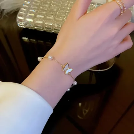 5Pcs Set Gold/Silver Color Fashion Charm Bracelet Women Retro Glossy Geometric Metal Twist Chain Bangles Bracelet Set Jewelry - Image 62