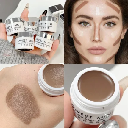 Matte Concealer Palette Cream Texture Covers Acne Marks Dark Circles Multifunction Face Makeup Lasting Brighten Face Cosmetics - Image 8
