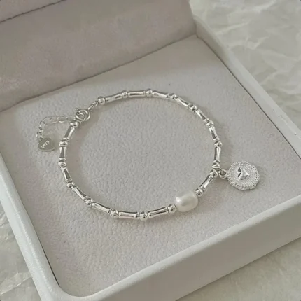 Certified 925 Sterling Silver Original  Bracelets Pearls Bamboo Knots  for Women Luxury Brand Jewelry Handicraft Beaded Gift - Image 13
