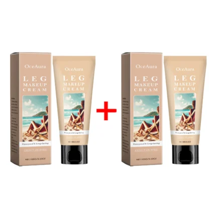 Leg Makeup Cream Concealer Long Lasting Waterproof Anti Transfer Even Skin Tone Glow Enhancer Wheat Tan Brown Foundation Lotion - Image 11