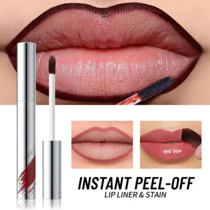 Peel Off Lip Liner Stain Long Lasting Lip Liner Matte Finish Waterproof Long Lasting Peel Off Lipgloss Lipstick Makeup for Women - Image 3