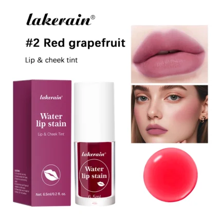 6Colors Water Lip Stain Moisturizing Lip Glaze Long Lasting Lip Ink Face Lip Dual Purpose Waterproof Liquid Cosmetic Makeup - Image 8