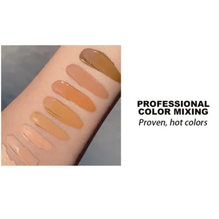 Fit Colors 8 Color Concealer Flexible Moisturizing Liquid Foundation Covering Dark Circles And Acne Spots Face Makeup Concealer - Image 5