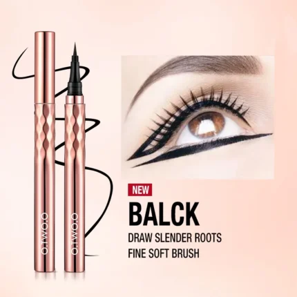 O.TWO.O Black Slim Line Eyeliner Pencil Easy To Draw Waterproof Eye Liner Pen Long Lasting Quick Dry Liquid Eyeliners - Image 7