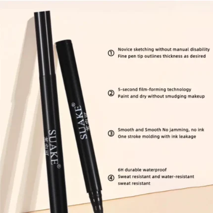 Liquid Eyeliner Waterproof Smudge Proof Quick Dry Eyeliner Eyes Beauty Makeup Up Tool Long Lasting Not Blooming Eye Liner Cosmet - Image 4