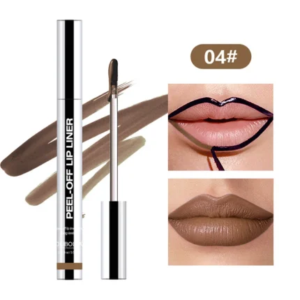 Glossy Peel-off Lip Liner High Pigmented Tattoo Peel Off Waterproof Lasting Non-fading Moisturizing Lip Lipstick Korean Brand - Image 11