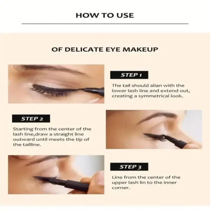 Quick-dry Eyeliner Pencil Makeup Long Lasting Smooth Matte Eye Liner Waterproof Anti Smudge Liquid Eyeliner Pen Eyes Cosmetics - Image 12