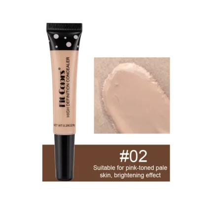 Fit Colors 8 Color Concealer Flexible Moisturizing Liquid Foundation Covering Dark Circles And Acne Spots Face Makeup Concealer - Image 13