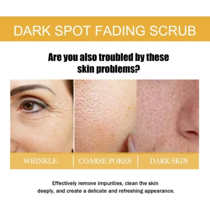 EELHOE Turmeric Scrub to Remove Dark Spots Lighten Skin Brightening Chloasma Remover Shrink Pores Smooth Exfoliating Face Scrub - Image 4