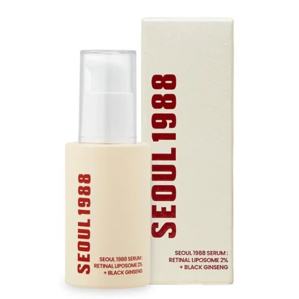 Korean 1988 Retinol Face Care Serum,Black Ginseng Niacinamide Vitamin C Moisturizing Firming Ampoule,Anti Aging Wrinkle Skincare - Image 10