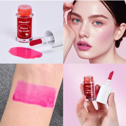 6Colors Water Lip Stain Moisturizing Lip Glaze Long Lasting Lip Ink Face Lip Dual Purpose Waterproof Liquid Cosmetic Makeup - Image 24