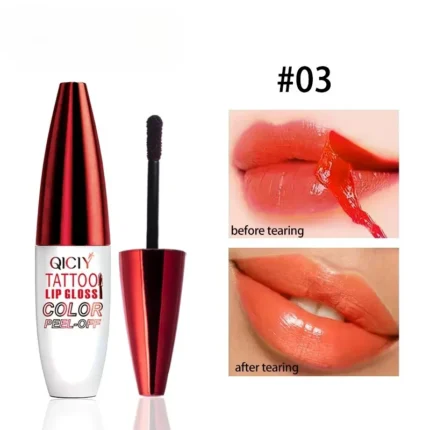 Matte Peel Off Liquid Lipstick Waterproof Longlasting Natural Lip Gloss Makeup Tattoo Non-stick Cup Moisturizing Makeup - Image 9