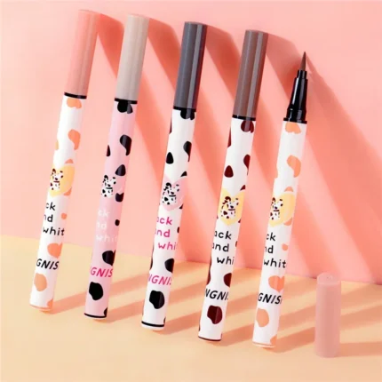 4 Colors Brown Lying Silkworm Liquid Eyeliner Pen Waterproof Big Eyes Makeup Smooth Quick-drying Women Cosmetics Beauty Tools - Image 24