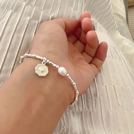 Certified 925 Sterling Silver Original  Bracelets Pearls Bamboo Knots  for Women Luxury Brand Jewelry Handicraft Beaded Gift - Image 14