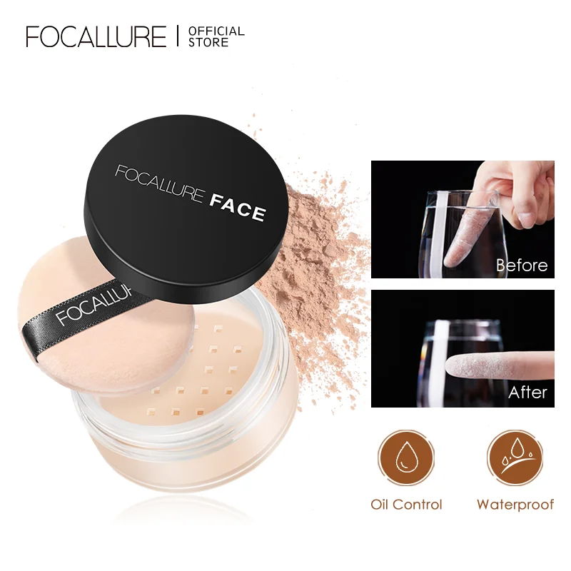 S42c8feaff3414ee58ec31a7c7b665fcco.webp Focallure Invisible Finish Loose Setting Powder Translucent Natural Soft Face Makeup Powder Oil Control Face Loose Powder - Image 1