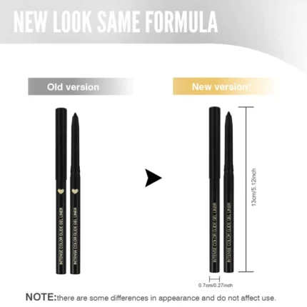 3PCS/SET Waterproof Silky Eyeliner Pen, Black, High Pigment, Anti-smudge, Matte, Create A Charming Smoky Eye Makeup - Image 4