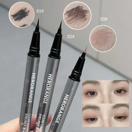 Slim Eyeliner Pencil Lying Silkworm Pen Quick-dry Smudge-proof Eye Liner Pen Waterproof Lasting Smooth Eyeliner Eyes Cosmetics - Image 6
