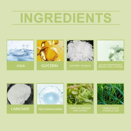 Green Tea Facial Scrub Deep Pore Cleansing Hydrating Blackhead Removal Dead Skin Gentle Exfoliating Scrub Skin Renewal Skin Care - Image 9