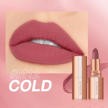 O.TWO.O Matte Lipstick Long Lasting Waterproof Lip Stick Smudge-free Classic Highly Pigmented Velvet Finish Lip Tint Makeup - Image 7
