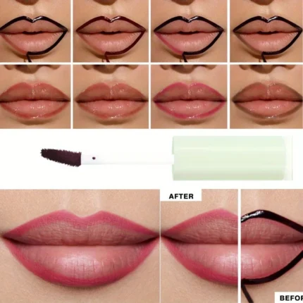 Rose Pink Peel Off Liquid Lipstick Waterproof Long Lasting LipGloss Matte Outline Contour Tattoo Lip Tear Pull LipLiner Cosmetic - Image 6