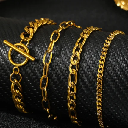 Stainless Steel Bracelet Set High-end Atmosphere Multi Bracelet Set Fashion Bracelet For Women Jewelry Gifts with a Difference - Image 3