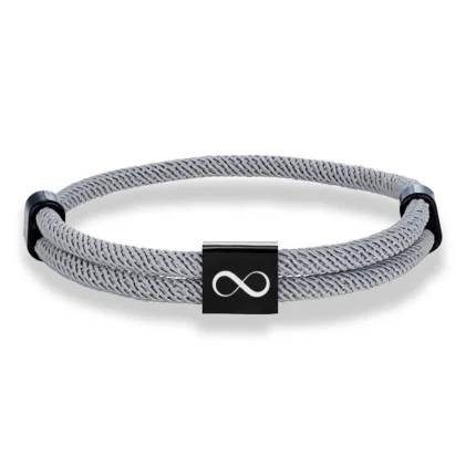 MKENDN Classic Men Infinity Bracelet Adjustable Nautical Rope Bracelets For Women Black Stainless Steel Couple Jewelry Gifts - Image 9