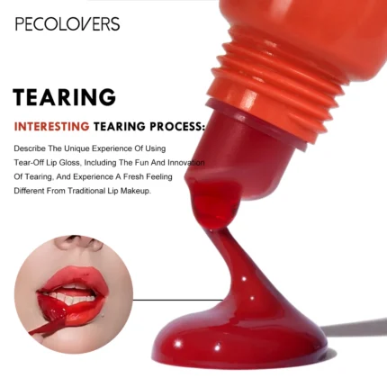 6 Colors Matte Peel Off Liquid Lipstick Long Lasting Waterproof Lip Gloss Mask Moisturizer Tear Pull Lip Lint Cosmetic Makeup - Image 3