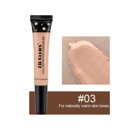 Fit Colors 8 Color Concealer Flexible Moisturizing Liquid Foundation Covering Dark Circles And Acne Spots Face Makeup Concealer - Image 12