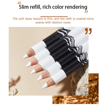 Eyeliner Pencil Eye Styling Pen Professional Portable Quick- Eye Liner Pen White for Female Make Up Beauty Cosmetics Tools - Image 10
