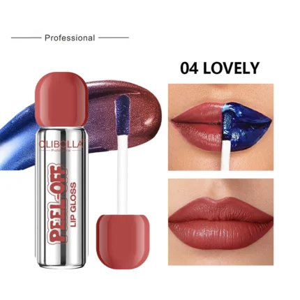Tear-off lip gloss,long-lasting moisturizing lip gloss,easy to color,nonstick cup tear off peel off lipsticks makeup for women - Image 12