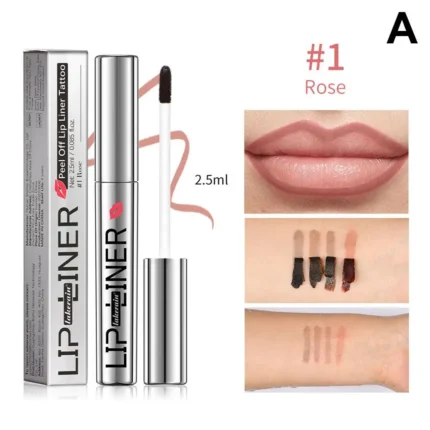 4colors Peel Off Lip Liner Waterproof Long Lasting Lipliner Pencil Moisturising Lips Gloss Tattoo Lipgloss Lipsticks Cosmetics - Image 7