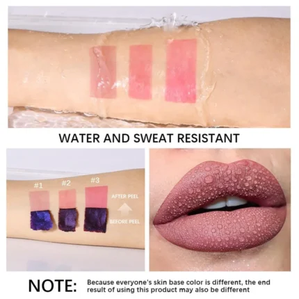 Rapid Film-forming Peel-Off Lip Stain Tattoo Lipstick Waterproof Long Lasting Matte Lip Tint Contour Tear-off Lip Gloss Cosmetic - Image 22