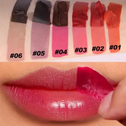 Red Peel-off Lip Gloss Natural Lip Dye Tattoo Tinted Lipstick Non-stick Cup Waterproof Matte Liquid Lipstick Makeup Cosmetics - Image 4